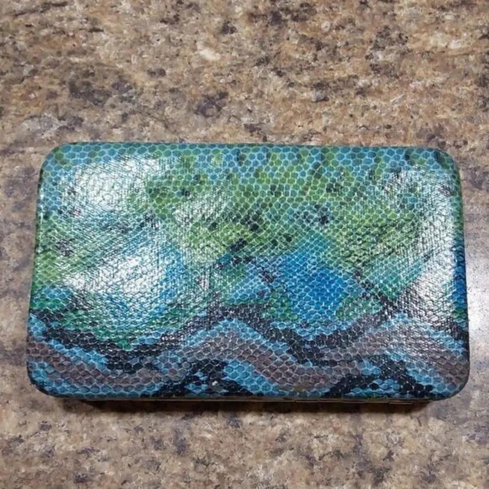 Animal‎ Print Hard Shell Clutch